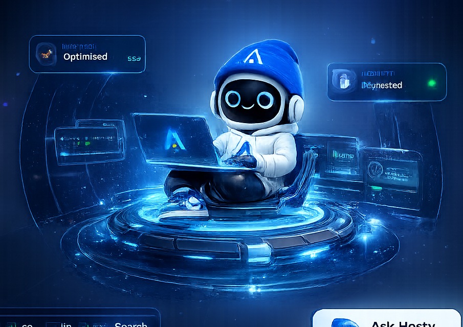 Hosty working from the HostAngle command centre